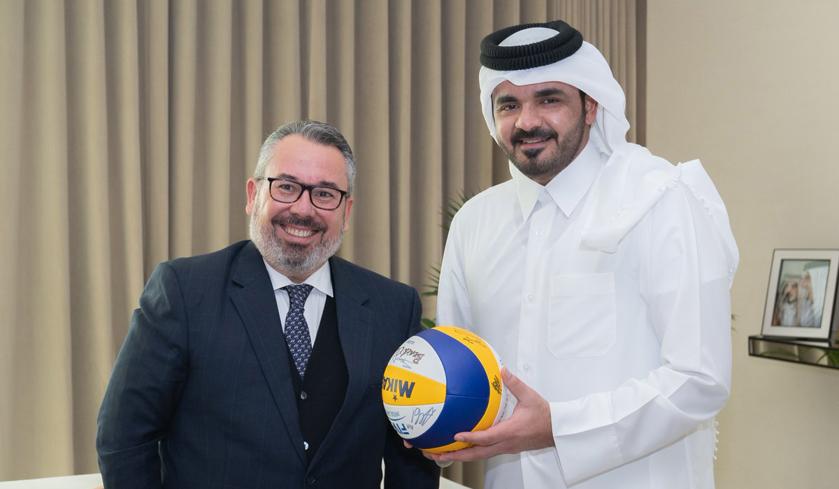 QOC President Meets FIVB President